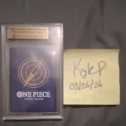 One Piece CCG Ground Death Alternate Art Foil SR OP07-100 BGS 10 Kuzan Azure Sea - Image 2