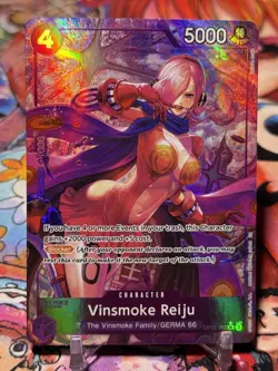 VINSMOKE REIJU - One Piece OP12-063 - AA Alt Art Super Rare SR - Legacy Master - Image 1