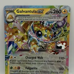 Galvantula EX 051/142 Prize Pack Series Play Stamped Pokemon Card - Image 1