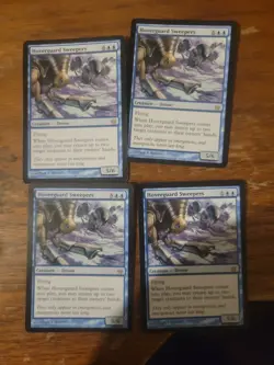 4x Hoverguard Sweepers Fifth Dawn MTG Magic The Gathering Card Vintage Blue Rare - Image 1