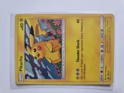 Pokemon Pikachu SM206 Black Star Promo Holo Card Sun Moon - Image 1