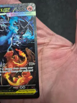 MEGA CHARIZARD X EX 125/094 ME02: PHANTASMAL FLAMES HOLO PERFECT CONDITION CARD - Image 4