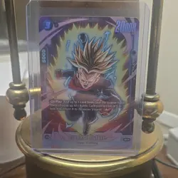 Dragon Ball Trunks Future Alt Art Super Rare Battle Card FB01-050 20000 Power - Image 1