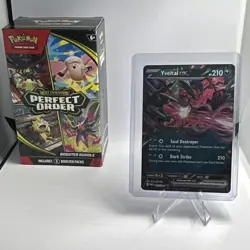 Pokemon Yveltal EX Holo 210 HP Perfect Order Set 053/080 Soul Destroyer Card - Image 1