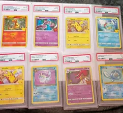 Pokemon Graded PSA Lot As Pictured 8 Cards - Image 1