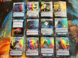 Star Wars: Unlimited - 12x HYPERSPACE FOIL Cards - Vigilance Aspect (3/3) - Image 1