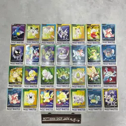 Pokemon Carddass 28 Collectible Cards Trading Card Collection Official Good! - Image 1