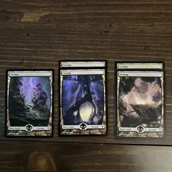 -50 FULL ART LAND CARD LOT- Magic the Gathering LP-DMG Various Sets MTG TCG - Image 3