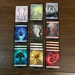 -50 FULL ART LAND CARD LOT- Magic the Gathering LP-DMG Various Sets MTG TCG - Image 4