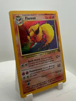 Flareon Holo Rare 3/64 Jungle Set Pokemon Card WOTC 1999 LP - Image 2