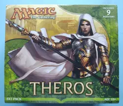 Theros FAT PACK Sealed Magic the Gathering MTG Unopened 9 New Booster Packs NOS - Image 1
