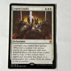 Legion Loyalty #31 (LP) Baldur's Gate CLB Magic MTG - Image 1