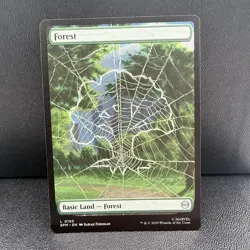 MTG Full Art Basic Land Set of 5 (WUBRG) Spider Man NM - Image 2