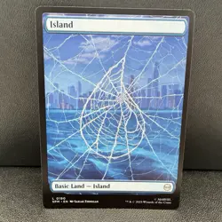 MTG Full Art Basic Land Set of 5 (WUBRG) Spider Man NM - Image 5