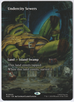 Undercity Sewers (Borderless) 0020 TNMT: Magic The Gathering Regular NM - Image 1