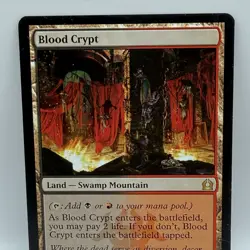 Blood Crypt 238/274 Return to Ravnica Rakdos Dual Land MTG Magic Gathering LP - Image 1