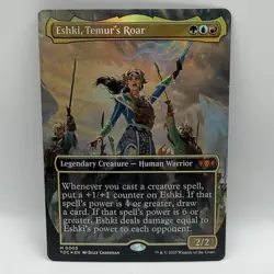 Eshki, Temur's Roar (Borderless) 0003 FOIL NM TDC Commander:Dragonstorm MTG - Image 4