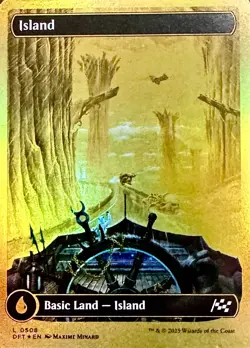 Island (0508) (First-Place Foil) Aetherdrift Foil - Image 1