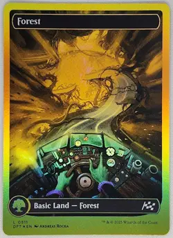 Forest 0511 (First-Place Foil) MINT - Aetherdrift - Magic: The Gathering - Image 1