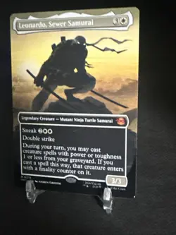 Leonardo, Sewer Samurai (Borderless) Teenage Mutant Ninja Turtles Regular MTG - Image 2