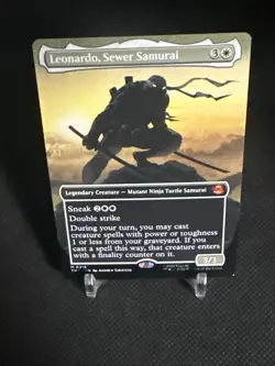 Leonardo, Sewer Samurai (Borderless) Teenage Mutant Ninja Turtles Regular MTG - Image 4