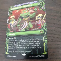 MTG-Teenage Mutant Ninja Turtles/Michelangelo's Technique 239(foil) - Image 2