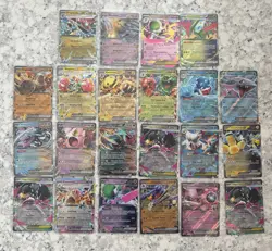 22 Pokemon ex Card Lot – Mimikyu Promo, Rocket’s Mewtwo, Garchomp, Gardevoir - Image 1