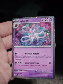 Sylveon SVP 172 Pokemon TCG Cosmos Holo Promo Holo Bleed With Swirl - Image 2