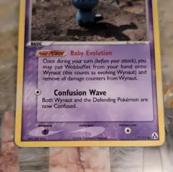 Pokemon Wynaut 71/92 EX Legend Maker Common Basic 50 HP Regular - Image 3