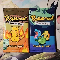 Pookiemoot (Pokemon Parody) Booster Packs Gen 1 & Gen 2, 1 of Each - Image 1