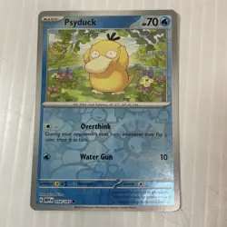 Reverse Holo Psyduck - 054/165 Common Scarlet and Violet 151 Pokemon TCG - Image 1