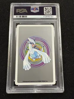 Pokemon Slowking King of Spades #199 from Lugia Silver Poker Deck in a PSA 10 !! - Image 2