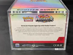 Pokemon SV8.5 Prismatic Evolutions Sealed Booster Bundle Display W/Acrylic Case - Image 3