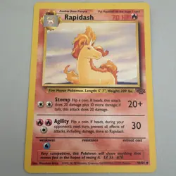 Rapidash NM Pokemon #44/64 Jungle Vintage 1999 Fire Uncommon Near Mint Unlimited - Image 1