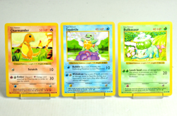 Pokemon card Bulbasaur/Charmander/Squirtle "Shadowless" Base Set 1999 English - Image 1