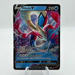 Pokemon TCG Milotic V Rebel Clash 043/192 Holo Ultra Rare Near Mint - Image 1