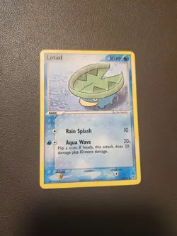 Pokemon TCG Lotad EX Deoxys 63/107 Regular Common LP - Image 1