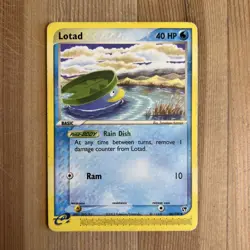 Lotad - 66/100 - Common HP, English Pokemon EX Sandstorm - Image 1