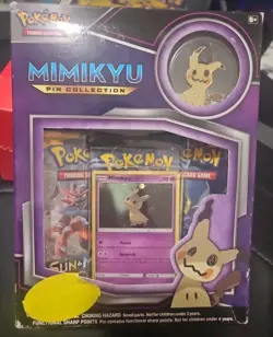 POKEMON TCG Mimikyu Pin Collection Box - SEALED - Sun & Moon - 3 Packs - 2017 - Image 1