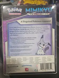 POKEMON TCG Mimikyu Pin Collection Box - SEALED - Sun & Moon - 3 Packs - 2017 - Image 4