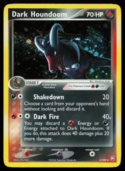 Dark Houndoom 5/109 Holo Rare Team Rocket Returns Pokemon Card - Image 1