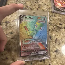 Pokemon Fusion Strike Mew VMAX 268/264 Secret Rainbow Rare - Image 1