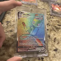 Pokemon Fusion Strike Mew VMAX 268/264 Secret Rainbow Rare - Image 2