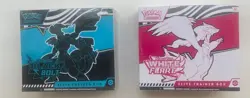 Pokemon Card Game BW Black Bolt & White Flare Elite Trainer Box ETB Set of 2 NEW - Image 1