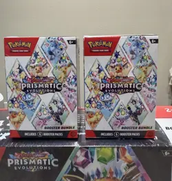 Pokemon Prismatic Evolutions Booster Bundle (x3) + Surprise Box SEALED - Image 2