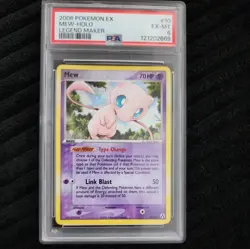 Mew 10/92 - 2006 Pokemon EX Legend Maker Holo Foil PSA 6 - Image 1