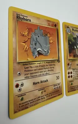 Pokemon TCG Rhyhorn 61/64 Rhydon 45/64 Jungle Set Lightly Played - Image 3