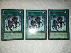 YuGiOh Fires of Doomsday x3 Rare PTDN-EN055 1st Edition Never Played - Image 1