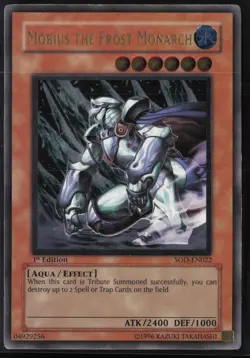 Mobius the Frost Monarch (UTR) SOD-EN022 Ultimate Rare 1st Edition Yu-Gi-Oh - Image 1