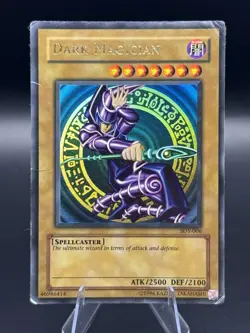 Yugioh Dark Magician SDY-006 1st Edition! Asian English ULTRA RARE DMG - Image 1
